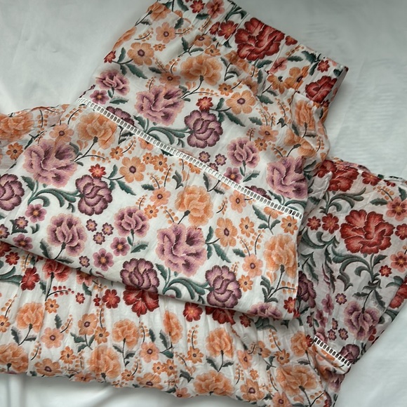 Anthropologie | Laia teka tiered floral maxi skirt size XL - Picture 6 of 11